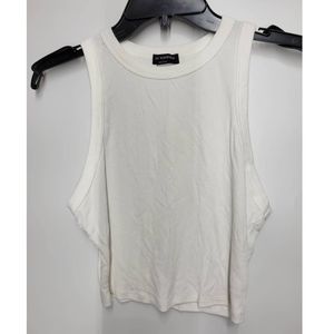 Naked Wardrobe White Rib Tank Top